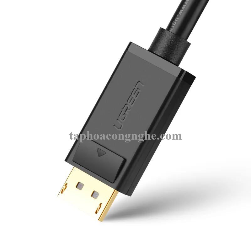 Ugreen 10236 3M màu Đen Cáp chuyển đổi DP sang VGA Hỗ trợ độ phân giải Full HD 1080P DP105 30010236